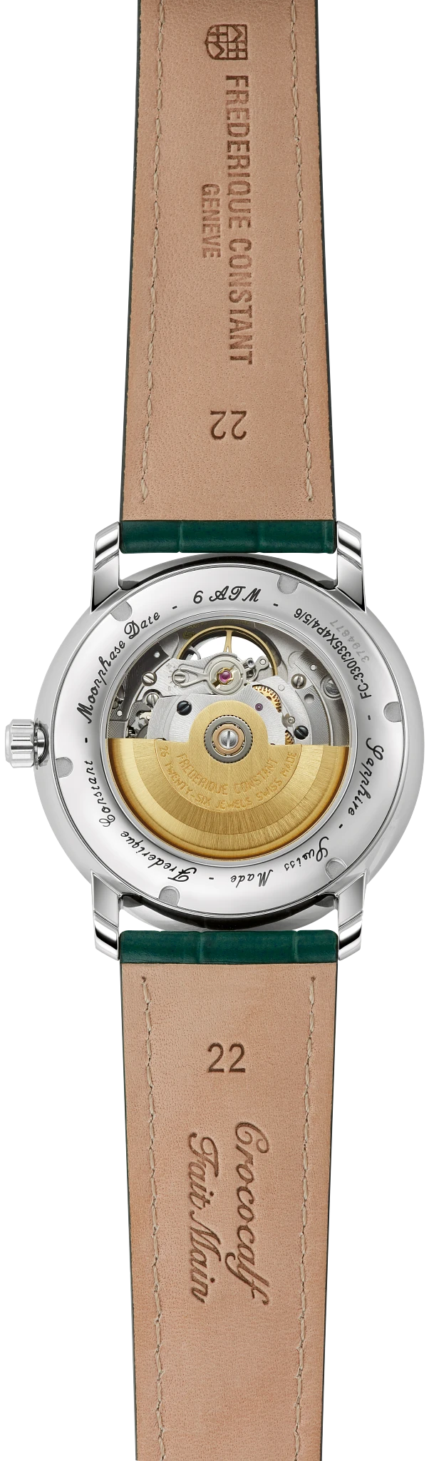 Classics Heart Beat Moonphase Date Watch FC-335MCGRW4P26